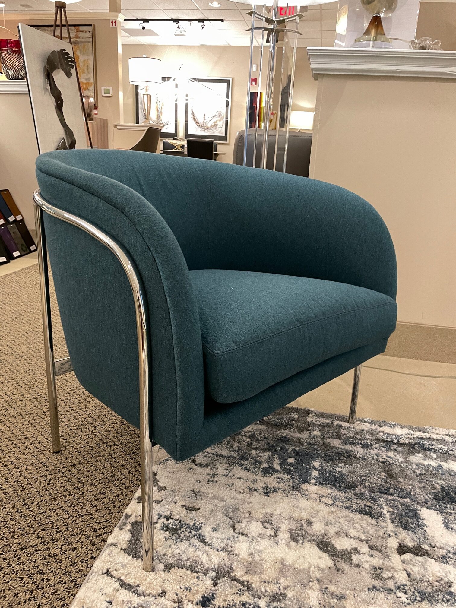 TEAL ACCENT CHAIR